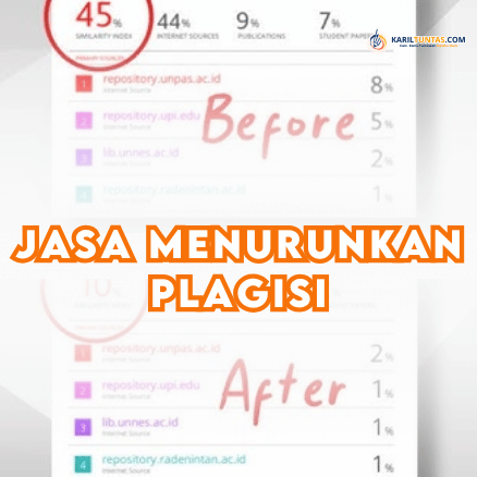 Plagiasi Tinggi Bikin Panik? Tenang, Kami Menyediakan Jasa Menurunkan Plagiasi Bergaransi 1 Jasa Menurunkan Plagiasi