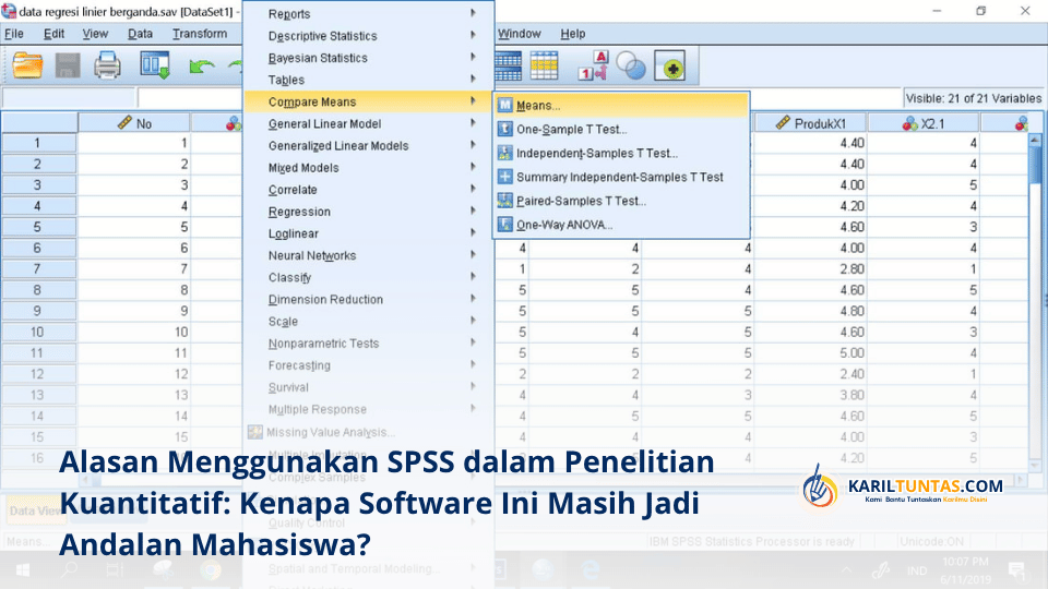 Alasan Menggunakan SPSS dalam Penelitian Kuantitatif Kenapa Software Ini Masih Jadi Andalan Mahasiswa