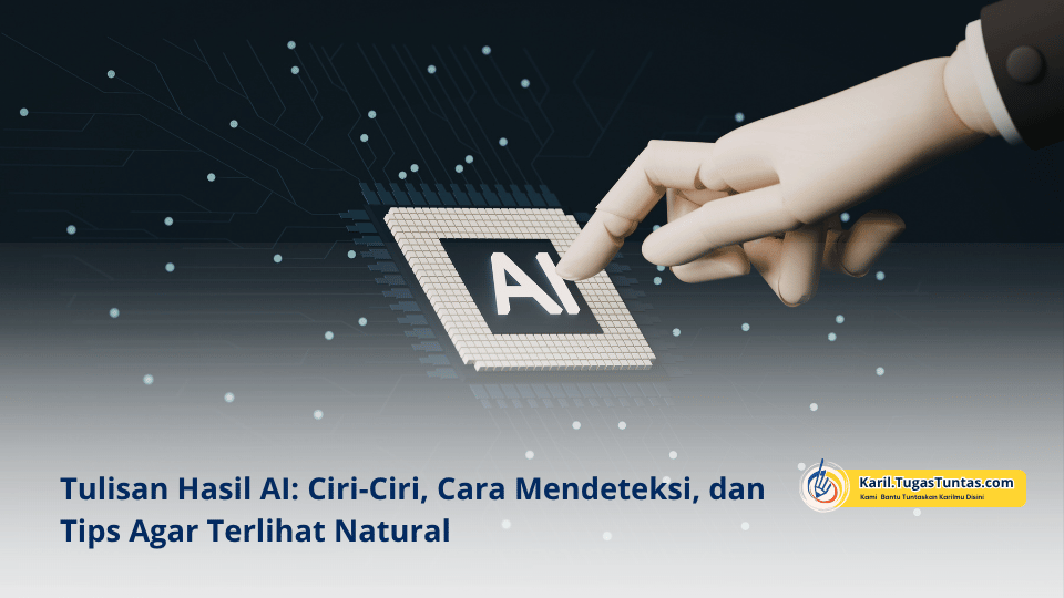Tulisan Hasil AI Ciri-Ciri, Cara Mendeteksi, dan Tips Agar Terlihat Natural